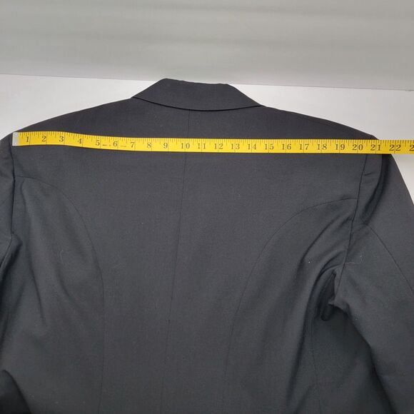 Neil Allyn Mens Black 100% Wool Formal Tuxedo Tails Jacket Peak 46R - Picture 7 of 11